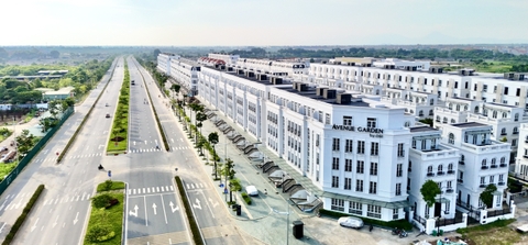 CHO THUÊ SHOPHOUSE AVENUE GARDEN CĂN LK3-23 MẶT TÂY THĂNG LONG