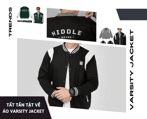 Áo Varsity Jacket là gì? Ưu điểm, Phân loại & Cách phối đồ