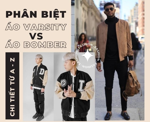 [So sánh] Áo Varsity Jacket & Bomber Jacket có gì khác nhau?