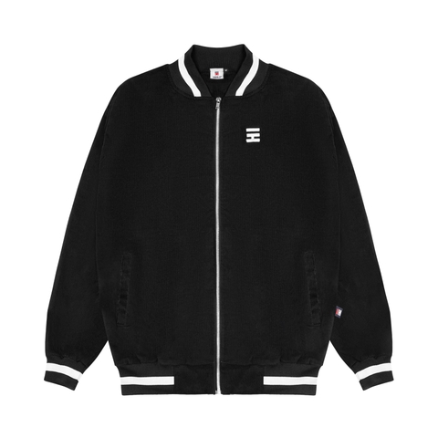 H05-AK6 Áo khoác bomber nỉ nhung HI