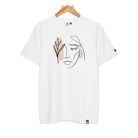 H02-T03 Áo thun nam cổ tròn HIDDLE Line Art-ACT