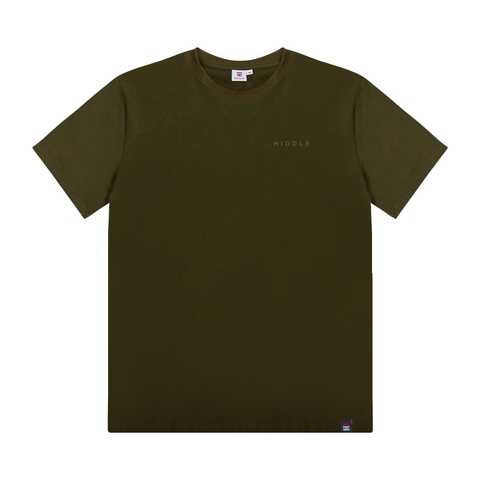 H04-T4 Áo thun HI Basic Fit nhiều màu-Rêu