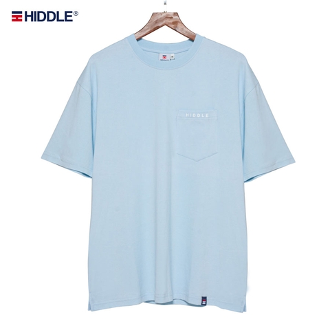 H03-T3 Áo thun Basic HI Pocket-ACT-Xanh nhạt