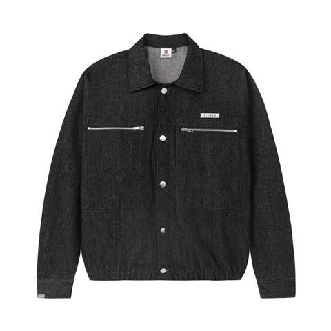 Áo khoác jean nam khoá kéo ngực lịch lãm HIDDLE H-AK4