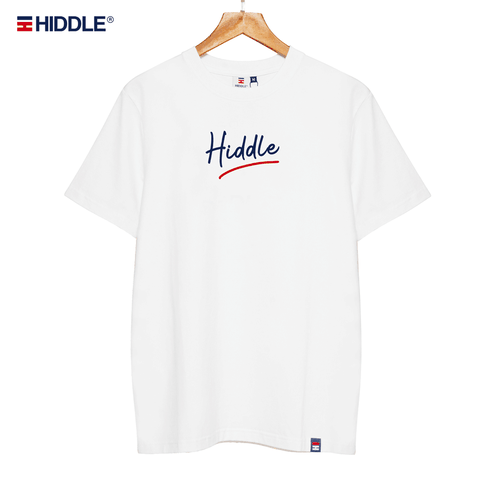 H01-T3 Áo thun nam HIDDLE LS-ELE Trắng