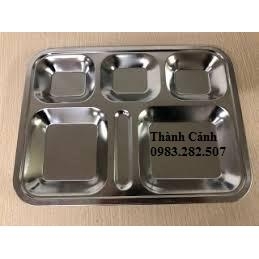 Khay phần/ khay cơm inox 5N SGB