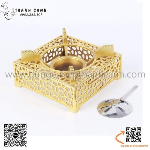 Bếp cồn hoa đồng màu hồng và màu vàng, bếp cồn du lịch,bếp cồn mini phong cách mới
