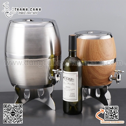 Bom ngâm rượu bia bằng inox 304 cao cấp - Hàng HONGKONG EAST