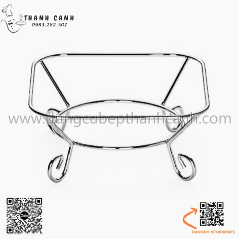 Chân kê vuông, chân kê vuông inox, chân kê đĩa hình vuông màu inox