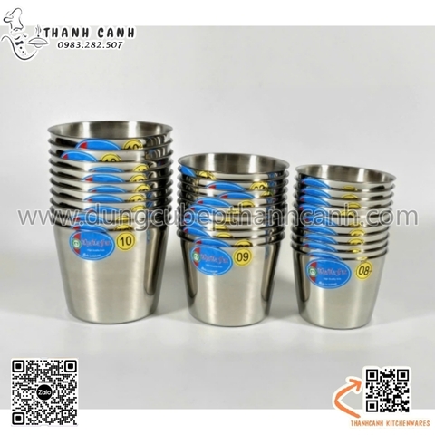 ly inox hai lớp, cốc inox mầm non