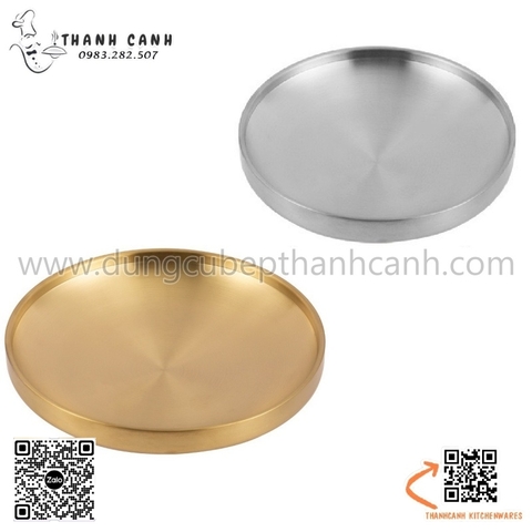 Đĩa inox hai lớp Hàn Quốc , dĩa inox Hàn Quốc cách nhiệt, đĩa inox 2 lớp Hàn Quốc