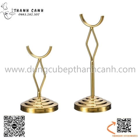 Kẹp  món ăn buffet màu vàng  ánh trăng, kẹp biển tên món ăn buffet bằng inox 304 cao cấp