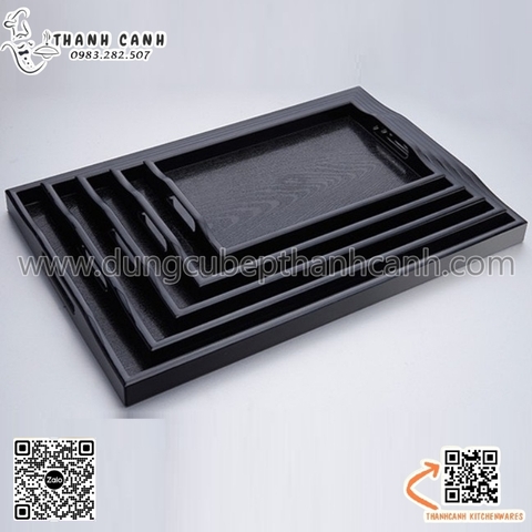 Khay đựng đồ ăn bê đồ bằng nhựa ABS kiểu dáng cổ điển, có tay cầm chắc chắn