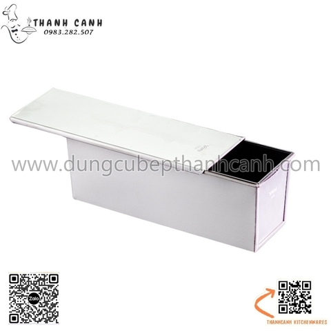 Khuôn nướng bánh mì chống dính có nắp, Khay nướng bánh mì gối cao cấp