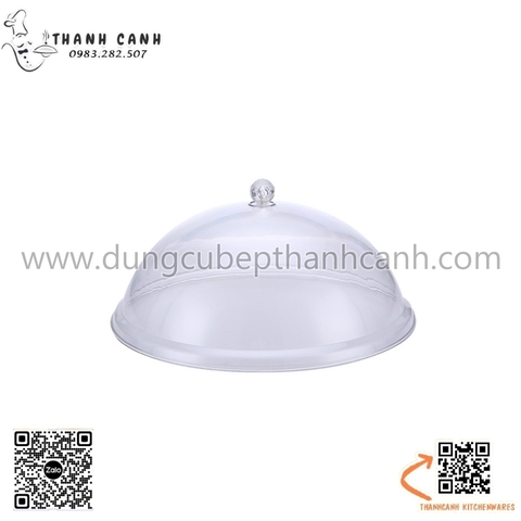 Nắp chụp nhựa tròn nhiều kích cỡ( KHÔNG ĐI KÈM KHAY ), nắp lật tròn chuyên dụng cho khay bánh mỳ hoặc quầy buffet