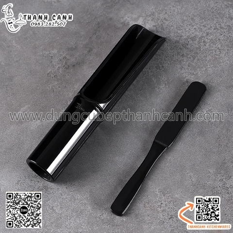 Ống tre đen ăn thịt viên kèm thanh gạt thịt cao cấp