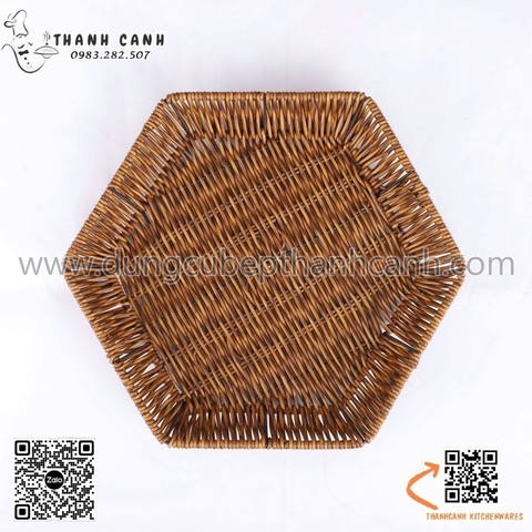 Rổ mây hình lục giác nhiều kích cỡ