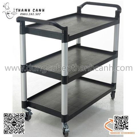Xe đẩy đồ ăn (phục vụ nhà hàng, khách sạn),Xe đẩy dọn bàn , Xe đẩy phục vụ nhà hàng