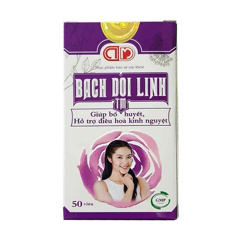 Bạch Đới Linh hỗ trợ điều trị các bệnh phụ khoa, Hộp 50 viên