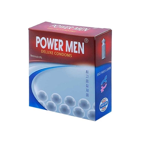 Bao cao su PowerMen Ngọc trai, Hộp 3 cái