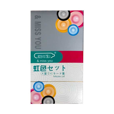 Bao cao su kéo dài thời gian quan hệ Miss You More Oil, Hộp 12 cái