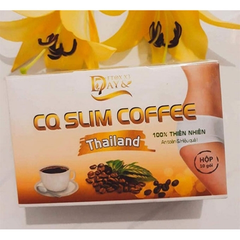 Cà Phê Giảm Cân CQ Slim Coffee, Hộp 10 gói