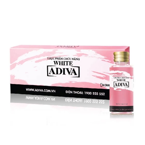 Nước uống Collagen White Adiva trắng da chống nắng 2 in 1