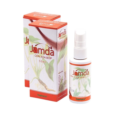 Cồn xoa bóp giảm đau nhức xương khớp Jamda, Chai 50ml