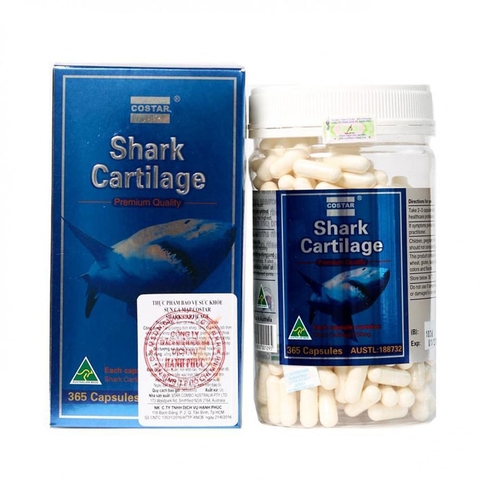 Sụn cá mập Costar Blue Shark Cartilage Úc, Hộp 365 viên