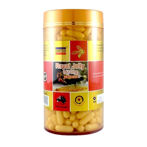 Sữa ong chúa Costar Royal Jelly 1610mg, Chai 365 viên