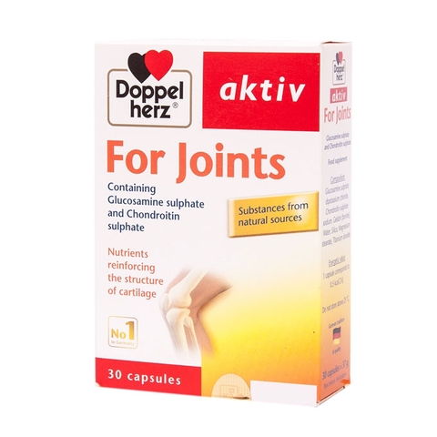 Doppelherz Aktiv For Joints Glucosamine 1500mg và Chondroitin 200mg, Hộp 30 viên