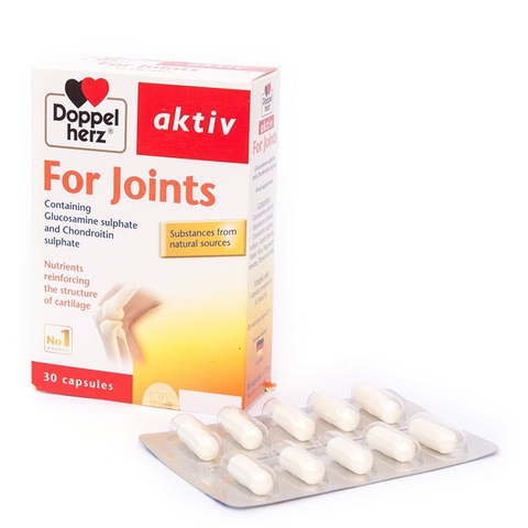 Doppelherz Aktiv For Joints Glucosamine 1500mg và Chondroitin 200mg, Hộp 30 viên