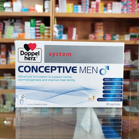 Doppelherz Conceptive Men cải thiện chất lượng tinh trùng, Hộp 30 gói