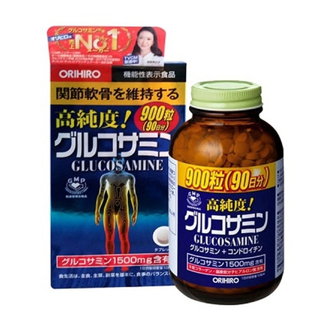 Viên uống Orihiro Glucosamine 1500mg Nhật Bản, Chai 900 Viên
