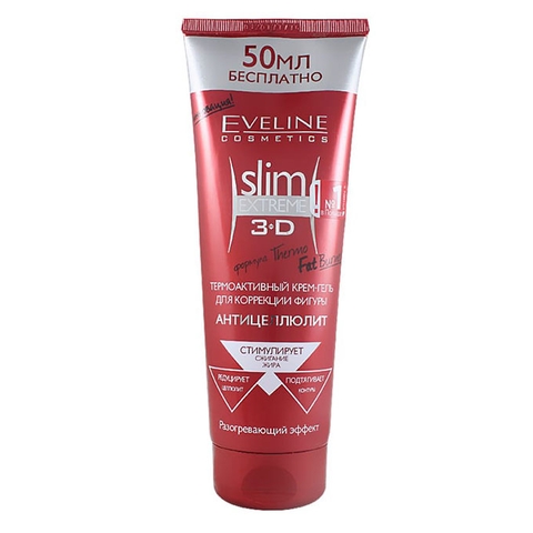 Kem tan mỡ Eveline Slim Extreme 3D, Tuýp 50 ml