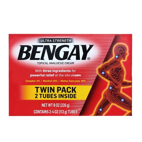 Kem xoa bóp Bengay Ultra Strength, Combo Hộp 2 tube x 113g