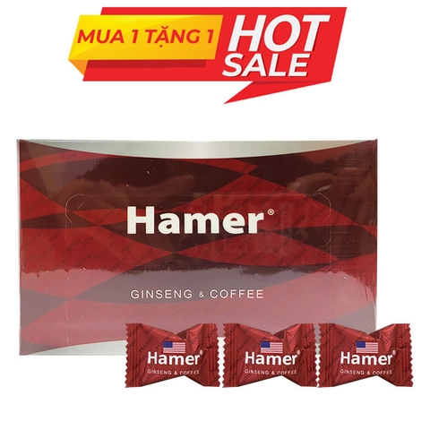 Kẹo sâm Hamer Mỹ Mẫu Mới Hộp 32 viên