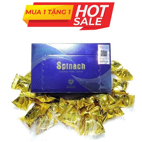 Kẹo sâm Spinach Hộp 30 Viên