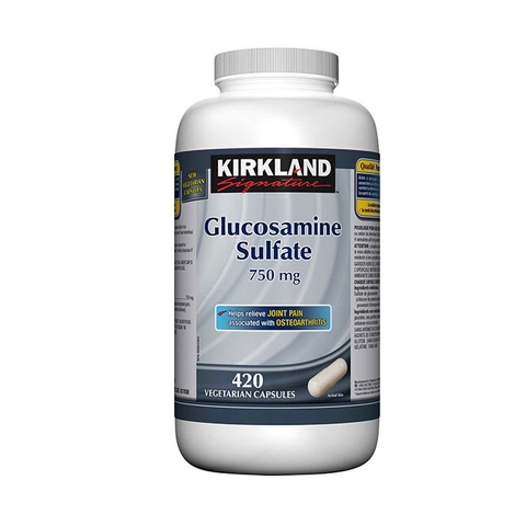 Viên uống bổ khớp Kirkland Signature Glucosamine Sulfate 750mg, Hộp 420 viên