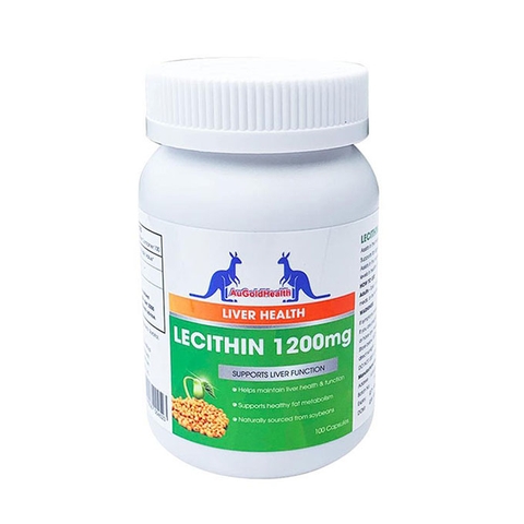 Mầm đậu nành AugoldHealth Lecithin 1200mg, Hộp 100 viên