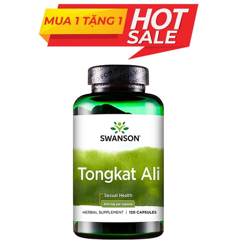 Swanson Tongkat Ali tinh chất cây mật nhân, Hộp 120 viên