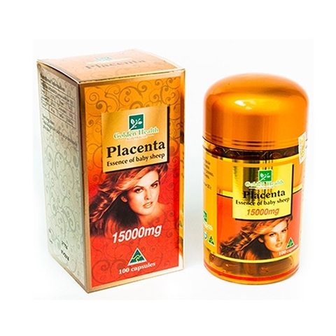 Viên uống nhau thai cừu Golden Health Placenta 15000mg, Hộp 100 viên