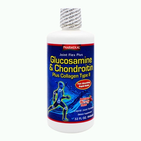 Nước uống bổ khớp Pharmekal Joint Flex Glucosamine & Chondroitin + Collagen Type II, Chai 946ml