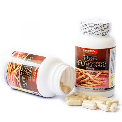 Đông trùng hạ thảo Pharmekal Pure Cordyceps, Hộp 60 viên