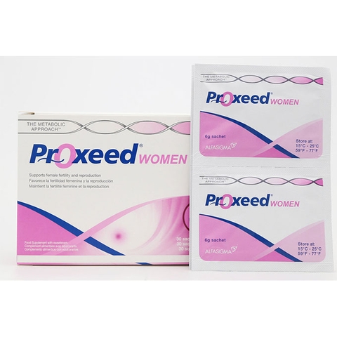 Proxeed Women tăng khả năng thụ thai, Hộp 30 gói x 5g