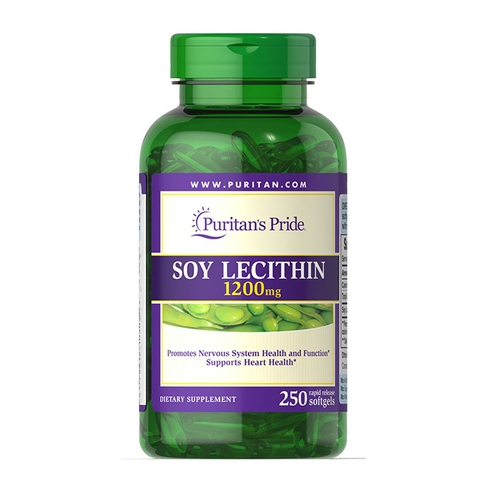 Tinh chất mầm đậu nành Puritan's Pride Soy Lecithin 1325 mg, Hộp 250 viên