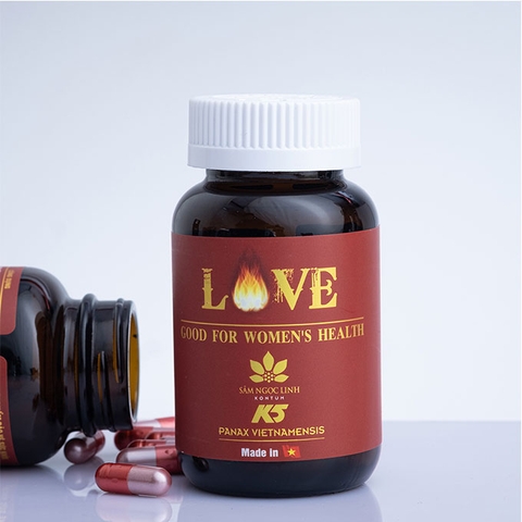 Sâm Ngọc Linh Love For Women, Hộp 30 viên