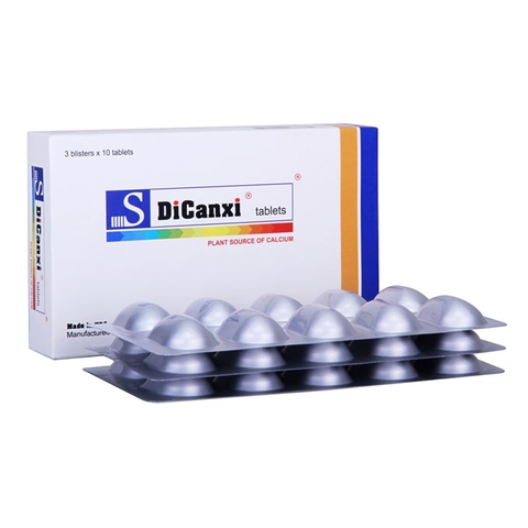 SDicanxi bổ sung Canxi cho phụ nữ mang thai, Hộp 30 viên