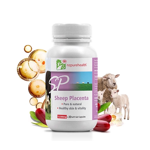 Viên uống Sheep Placenta Nzpurehealth New Zealand, Hộp 30 viên