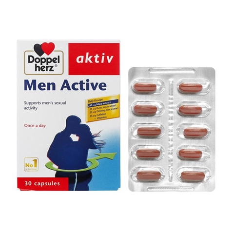 Doppelherz Men Active sinh lý nam, Hộp 30 viên